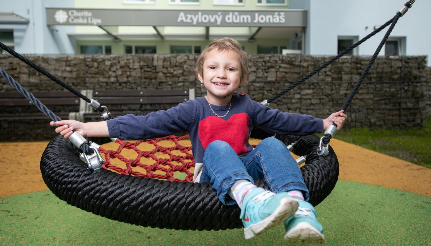 Dětské úsměvy v azylovém domě Jonáš